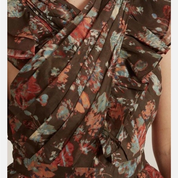 Ulla Johnson Sarafina Floral Ruffle Dress EUC - Picture 3 of 4